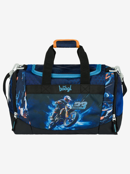 BAAGL  Modrá Dětská sportovní taška Motorka Baagl
