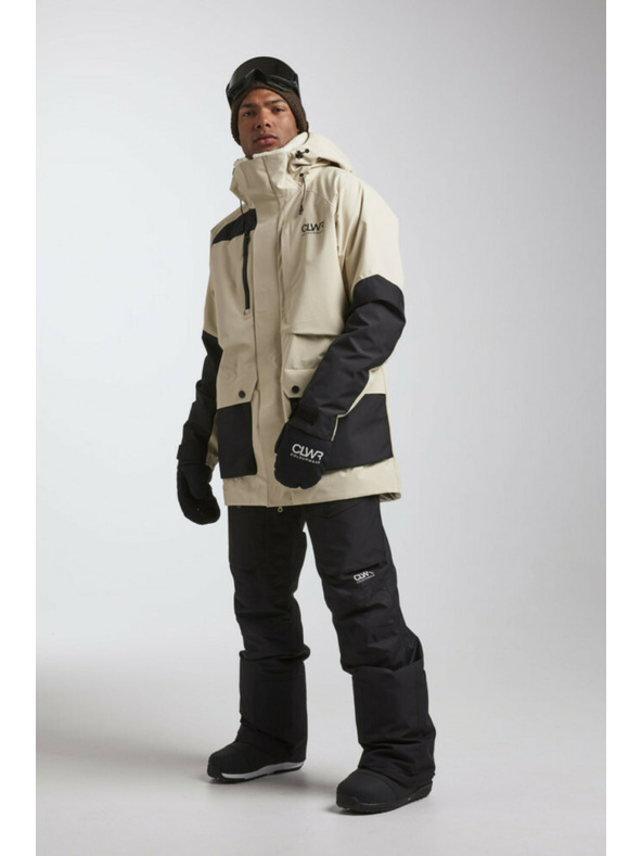 Tenson Pánská Snowboardová Bunda Colourwear Spine M Béžová