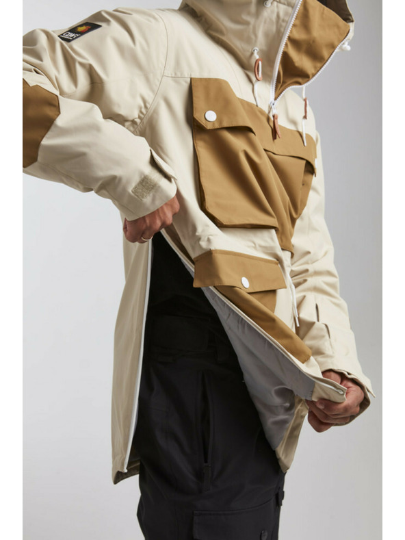 Tenson Pánská Snowboardová Bunda Colourwear Essential M Béžová