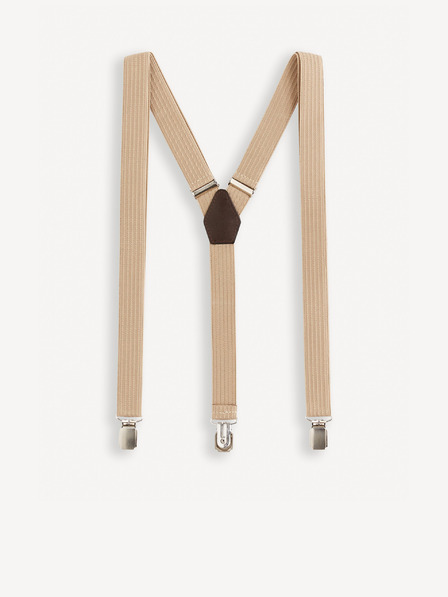 Celio Béžové pánské kšandy Celio Gistrap