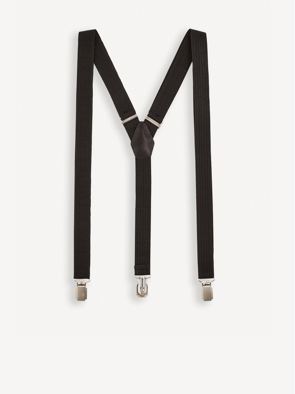 Celio Černé pánské kšandy Celio Gistrap