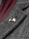 Ombre Clothing Ozdobný kovový koloběžkový kolíček na šaty stříbrná Ombre Clothing