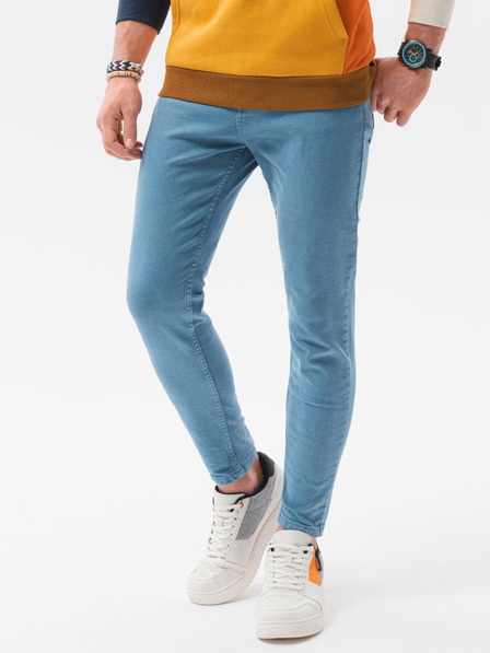 Ombre Clothing Modré pánské džíny Ombre Clothing P1058