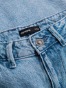 Ombre Clothing Pánské klasické seprané džíny REGULAR FIT modrá Ombre Clothing