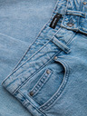 Ombre Clothing Pánské klasické seprané džíny REGULAR FIT modrá Ombre Clothing