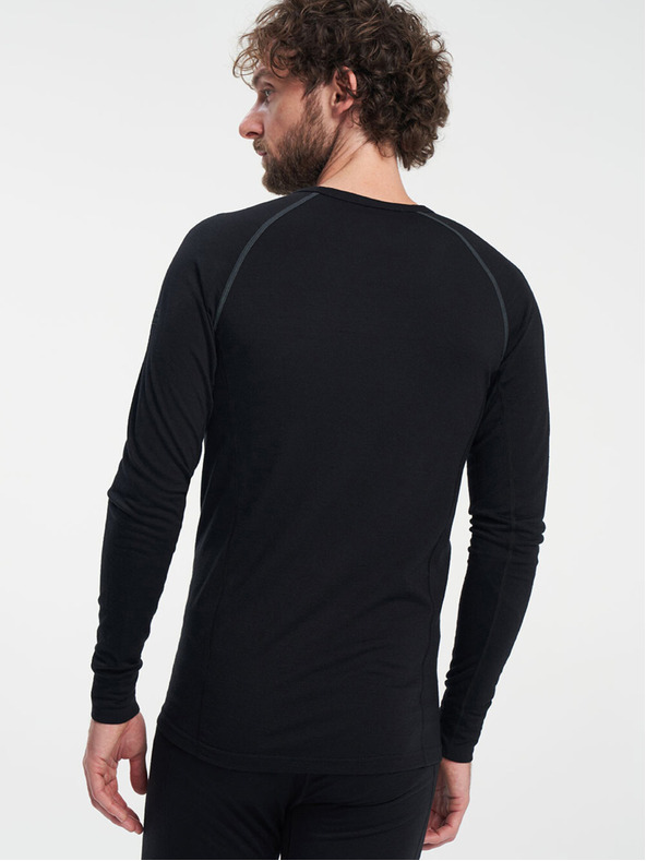 Tenson pánské funkční triko s dlouhým rukávem TENSON Himalaya Baselayer Merino Top M černé