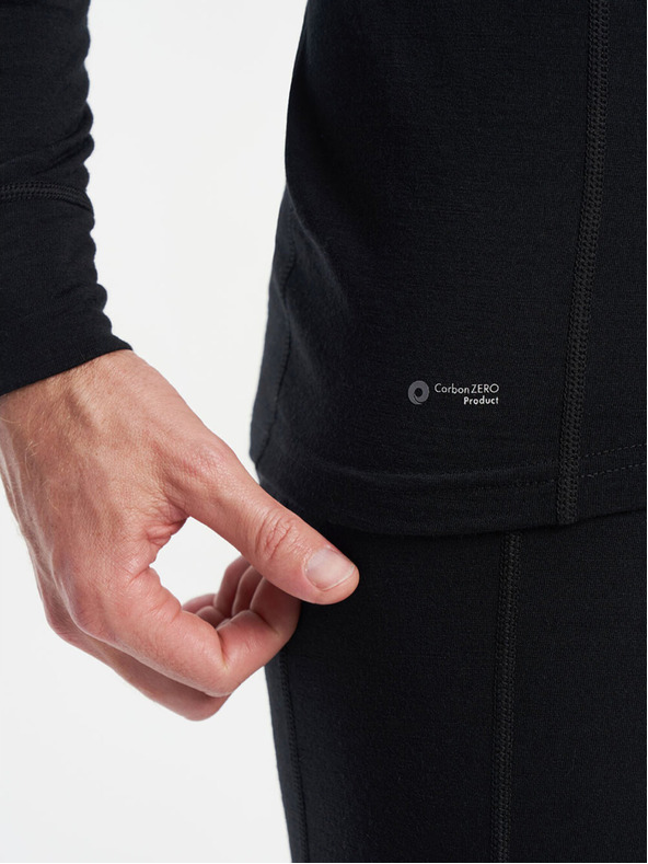 Tenson pánské funkční triko s dlouhým rukávem TENSON Himalaya Baselayer Merino Top M černé
