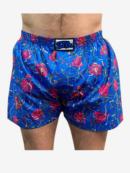 Styx Pánské trenky Styx art klasická guma nadrozměr Jáchym srdíčka