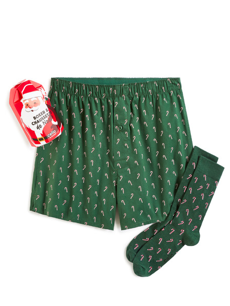 Celio Dárkové balení spodního prádla Santa Claus Celio
