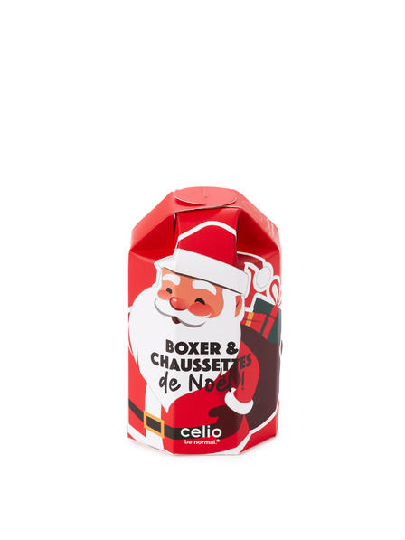 Celio Dárkové balení spodního prádla Santa Claus Celio