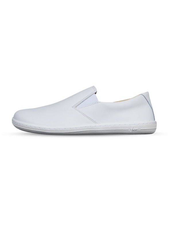 Vasky Dámské kožené barefoot bílé Vasky Barefoot Lerry