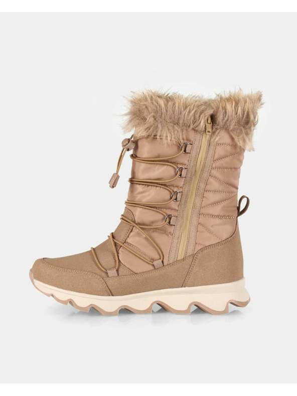 Kilpi Dámské sněhule Kilpi FROZEN HIGH WP-W Hnědá