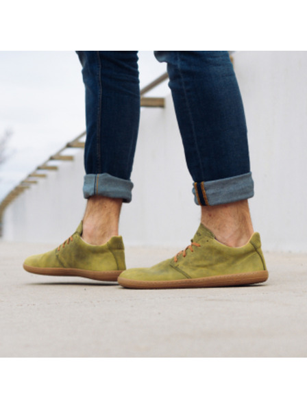 Vasky Dámské kožené barefoot zelené Vasky Terry Green