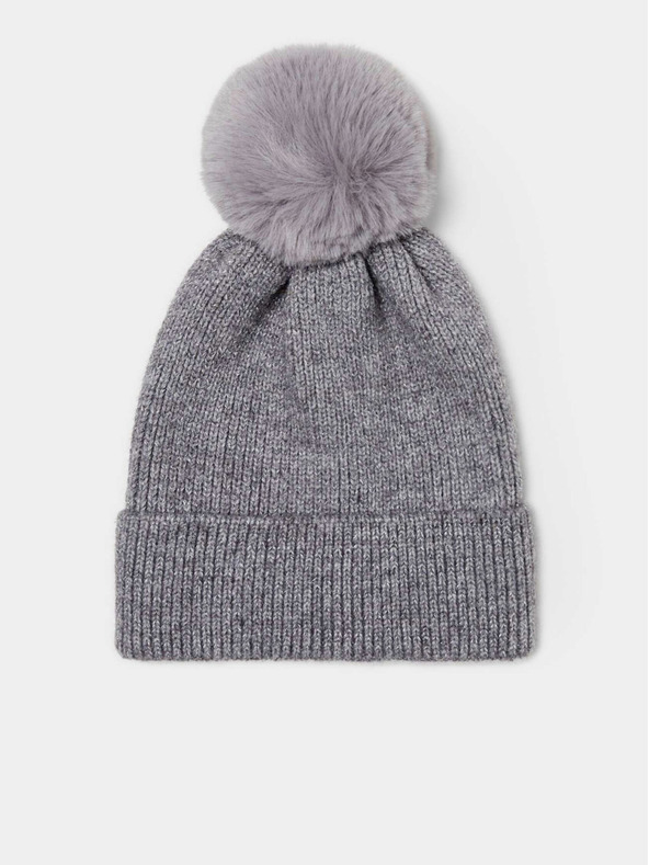 Moodo Šedá dámská čepice Moodo