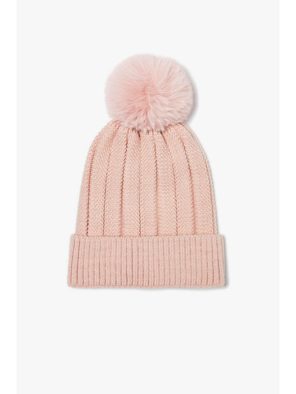 Moodo Světle růžová dámská čepice Moodo