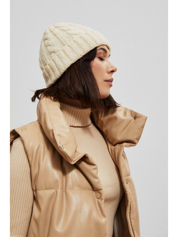 Moodo A warm hat with a braided spolt Moodo