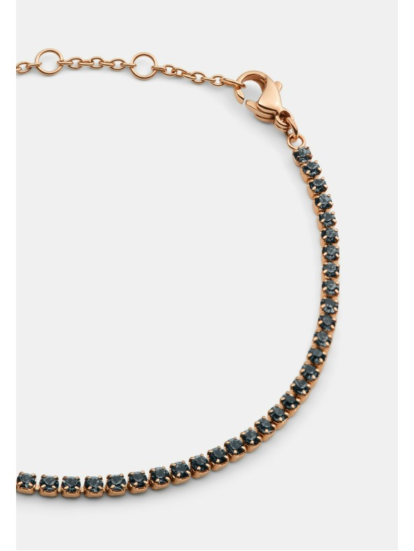 Daniel Wellington Růžovozlatý ocelový náramek Daniel Wellington Tennis DW00401109