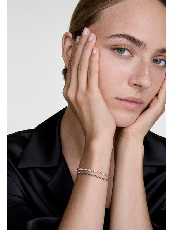 Daniel Wellington Růžovozlatý ocelový náramek Daniel Wellington Tennis DW00401109