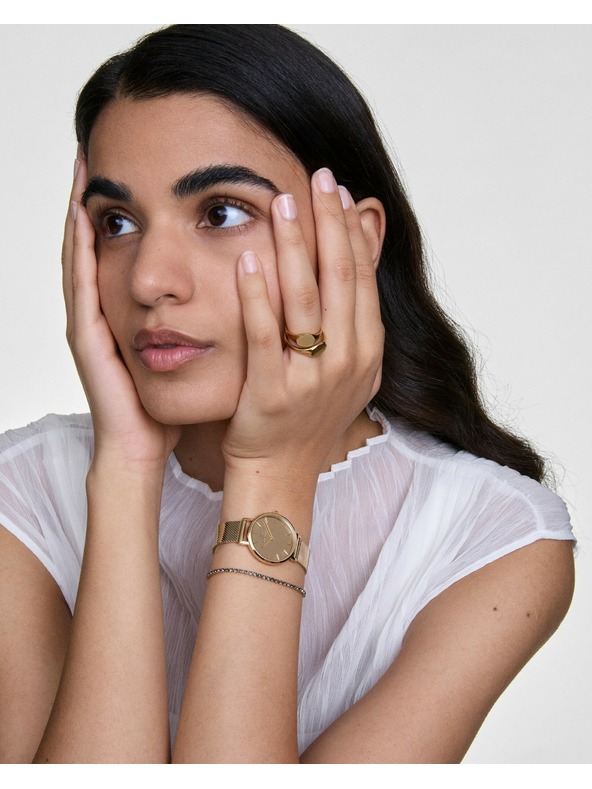 Daniel Wellington Zlatý ocelový náramek Daniel Wellington Tennis DW00401107