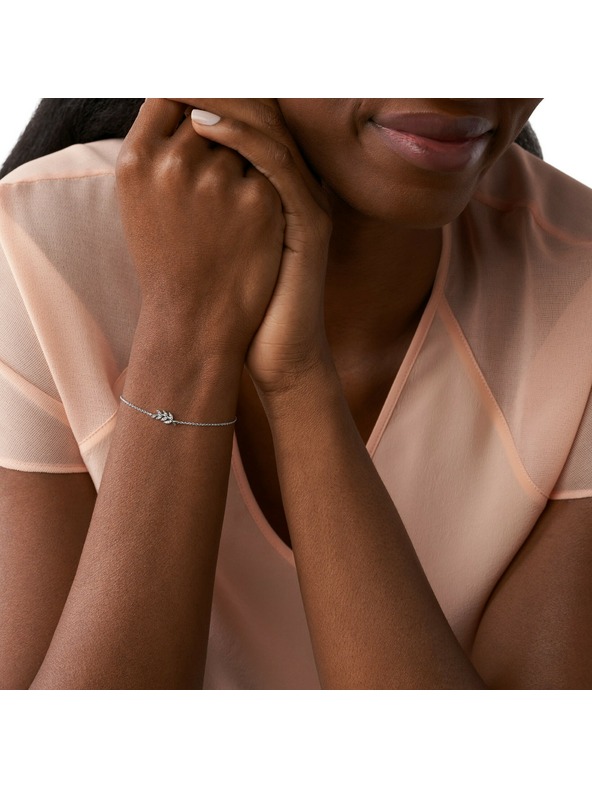 Fossil Dámský stříbrný náramek Fossil JFS00484040