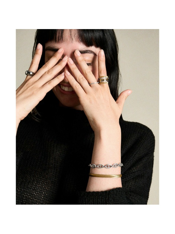 Fossil Dámský ocelový náramek Fossil D-Link JA7244040