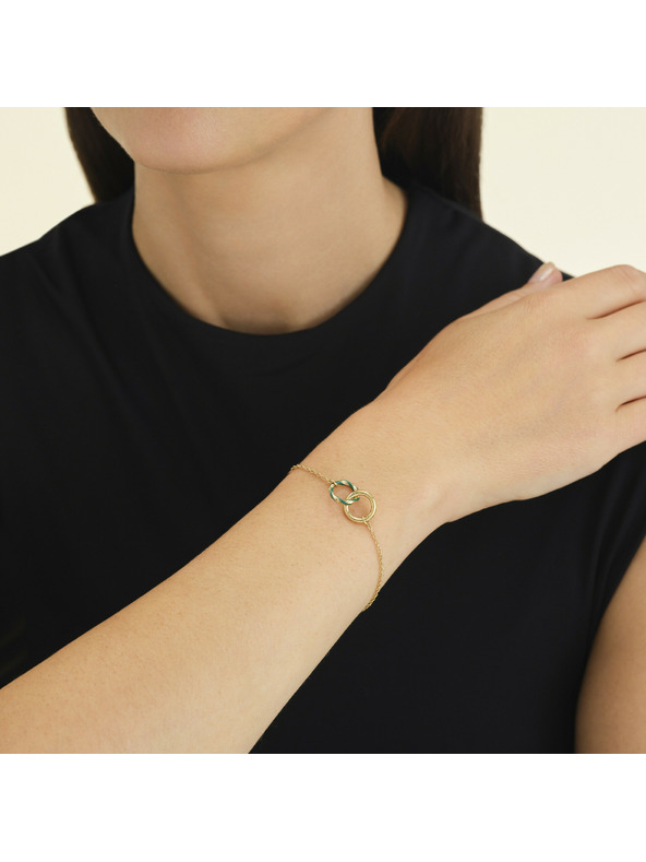 Rosefield Rosefield dámský náramek pozlacený, JBEDG-J715