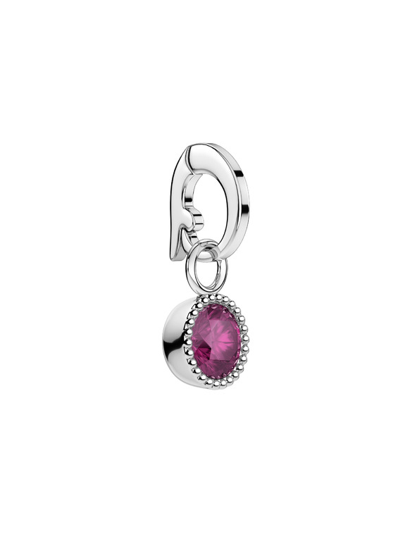 Rosefield Rosefield přívěsek stříbrné barvy Birthstone June color