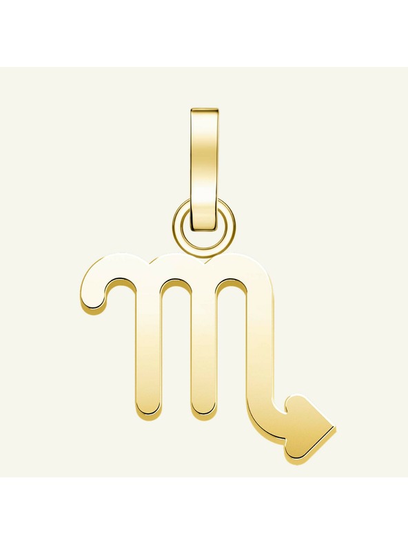 Rosefield Rosefield přívěsek zlaté barvy Zodiac Symbol Štír