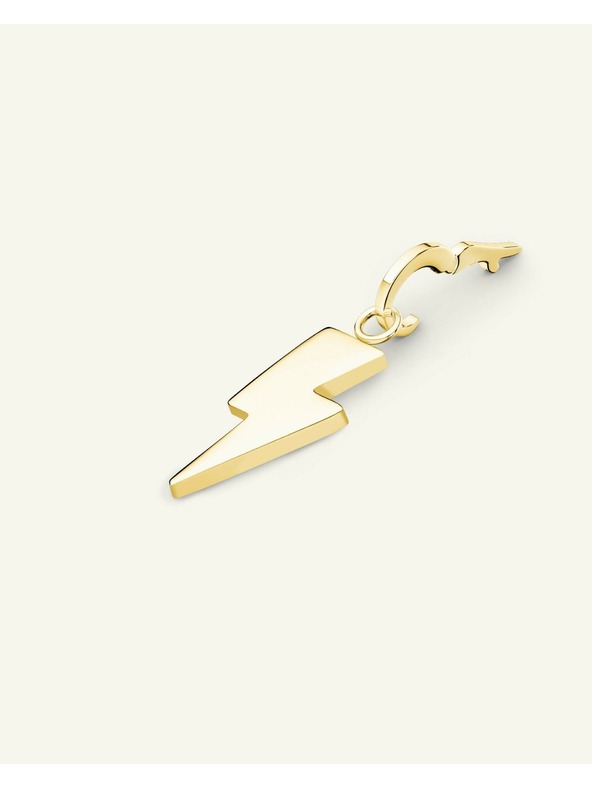 Rosefield Rosefield přívěsek zlaté barvy Symbol Thunder