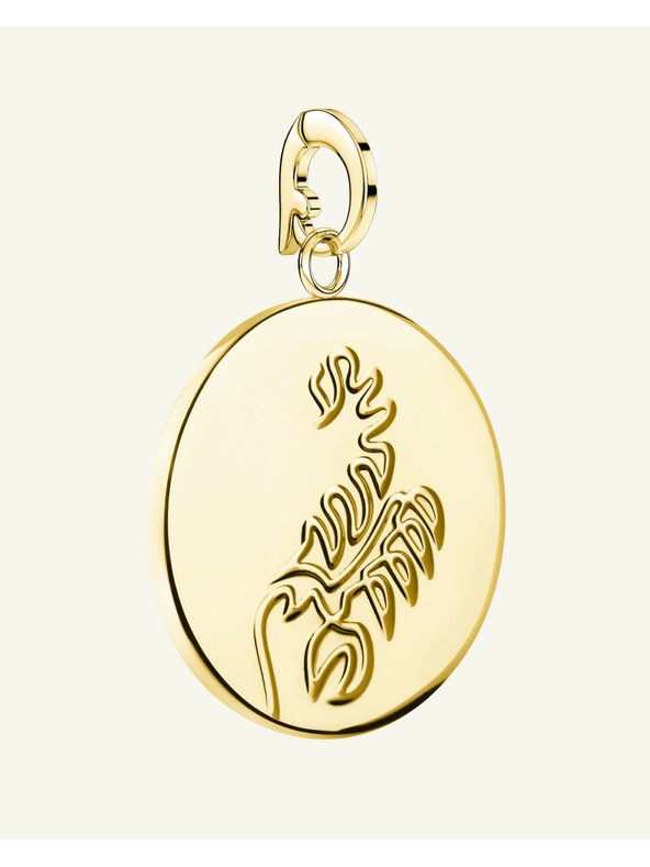 Rosefield Rosefield přívěsek zlaté barvy Zodiac Coin Štír