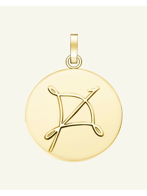 Rosefield Rosefield přívěsek zlaté barvy Zodiac Coin Střelec