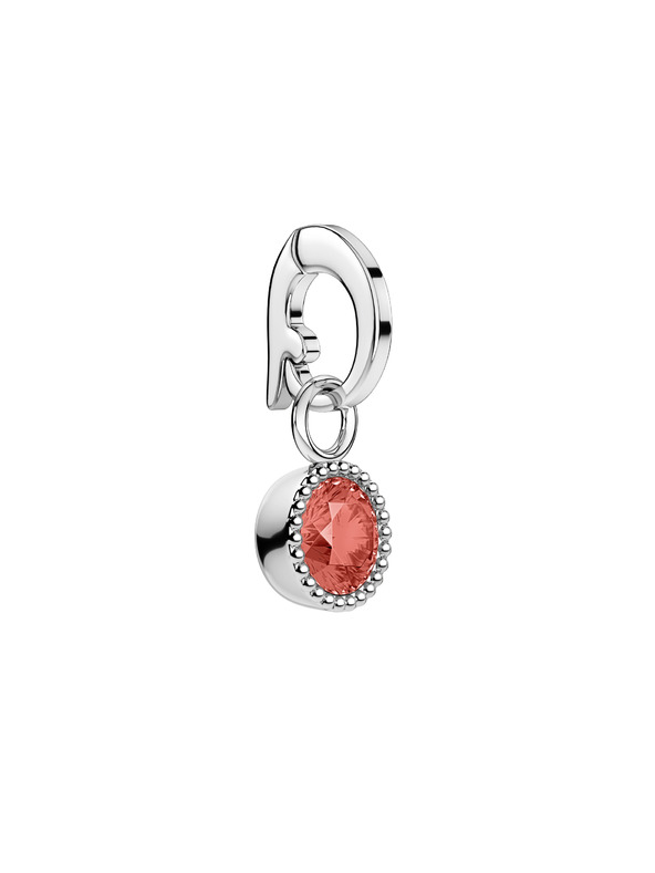 Rosefield Rosefield přívěsek stříbrné barvy Birthstone October color