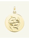 Rosefield Rosefield přívěsek zlaté barvy Zodiac Coin Ryby