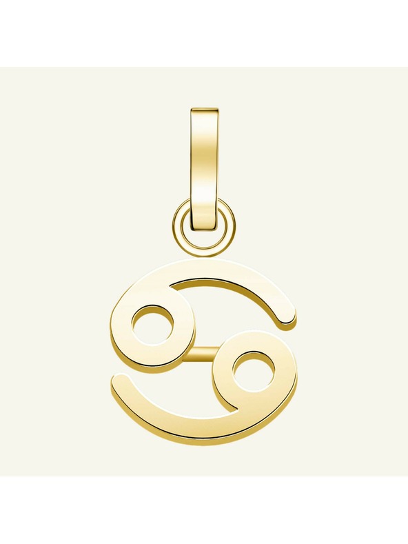 Rosefield Rosefield přívěsek zlaté barvy Zodiac Symbol Rak