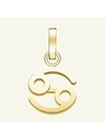 Rosefield Rosefield přívěsek zlaté barvy Zodiac Symbol Rak