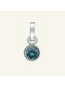 Rosefield Rosefield přívěsek stříbrné barvy Birthstone December color