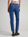 Pepe Jeans Modré dámské straight fit džíny Pepe Jeans Mary