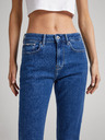 Pepe Jeans Modré dámské straight fit džíny Pepe Jeans Mary