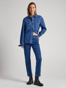 Pepe Jeans Modré dámské straight fit džíny Pepe Jeans Mary