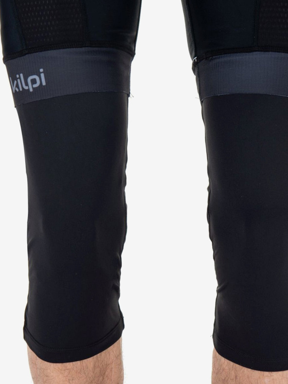 Kilpi Černé unisexové návleky na kolena Kilpi UNNO KNEE-U