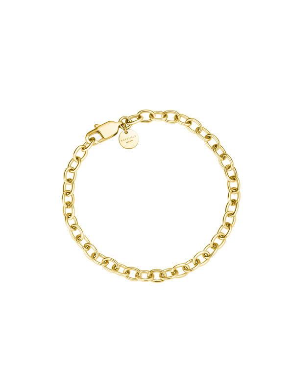 Rosefield Rosefield náramek zlaté barvy Oval Chainlink JBOCG-J593