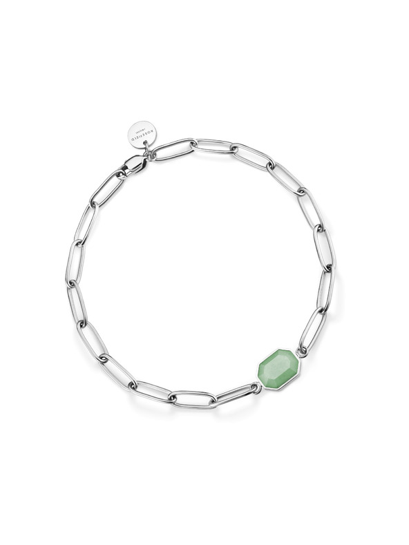 Rosefield Rosefield náramek stříbrné barvy Geometric Gemstone JBGGS-J663