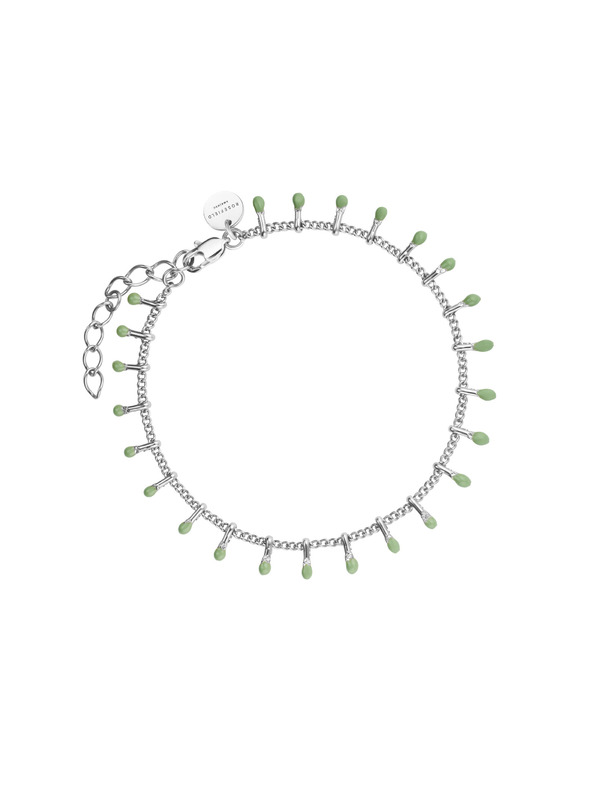 Rosefield Rosefield náramek stříbrné barvy Drop chain JBDCS-J679