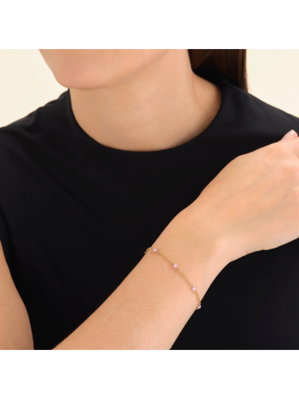 Rosefield Dámský pozlacený náramek Rosefield JBPSG-J813