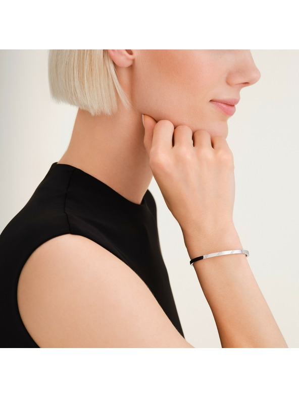 Rosefield Rosefield dámský pevný náramek rhodiovaný JBLCS-J1044