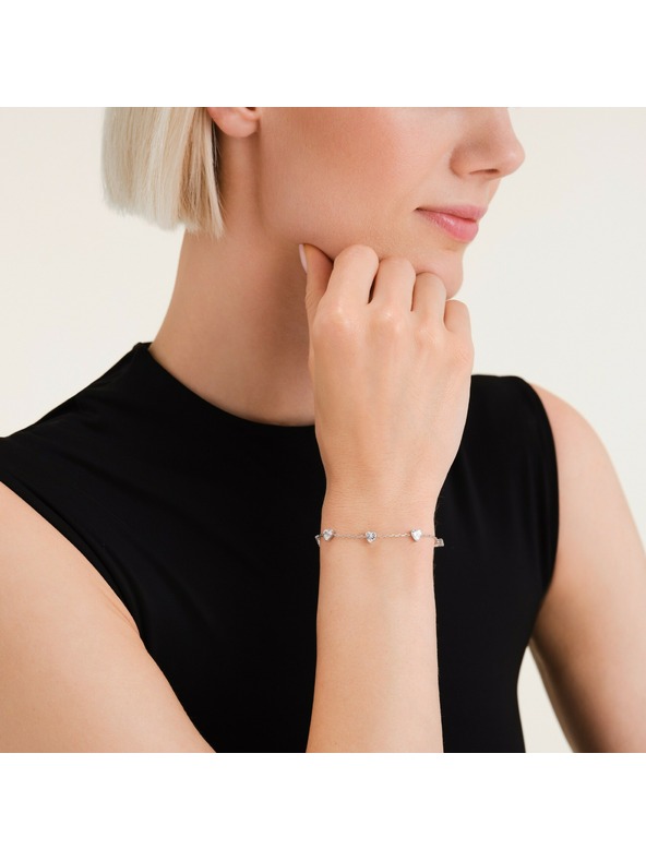 Rosefield Rosefield dámský náramek rhodiovaný JBRHS-J1014