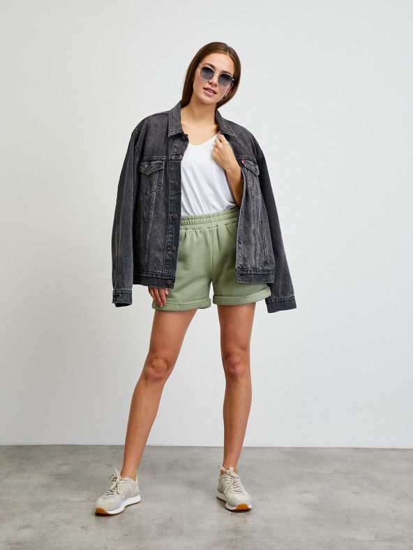 ZOOT.lab Světle zelené basic teplákové kraťasy ZOOT.lab Dina