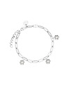 Rosefield Rosefield náramek stříbrné barvy Daisy Flower JBDFS-J675