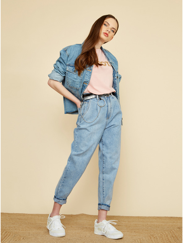 ZOOT.lab Světle růžové dámské tričko s potiskem ZOOT.lab Lucy