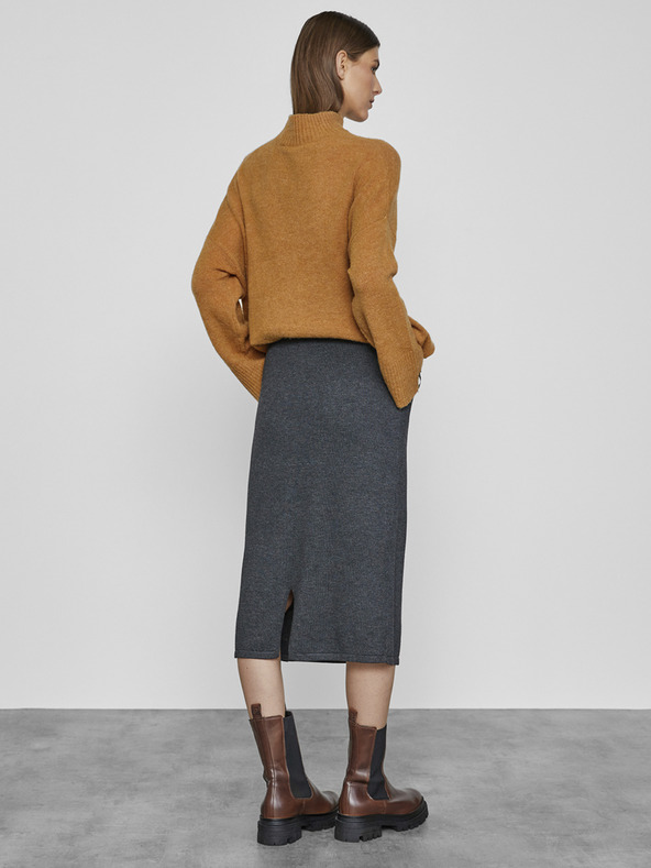 ZOOT.lab Šedá dámská pletená midi sukně METROOPOLIS by ZOOT.lab Barny